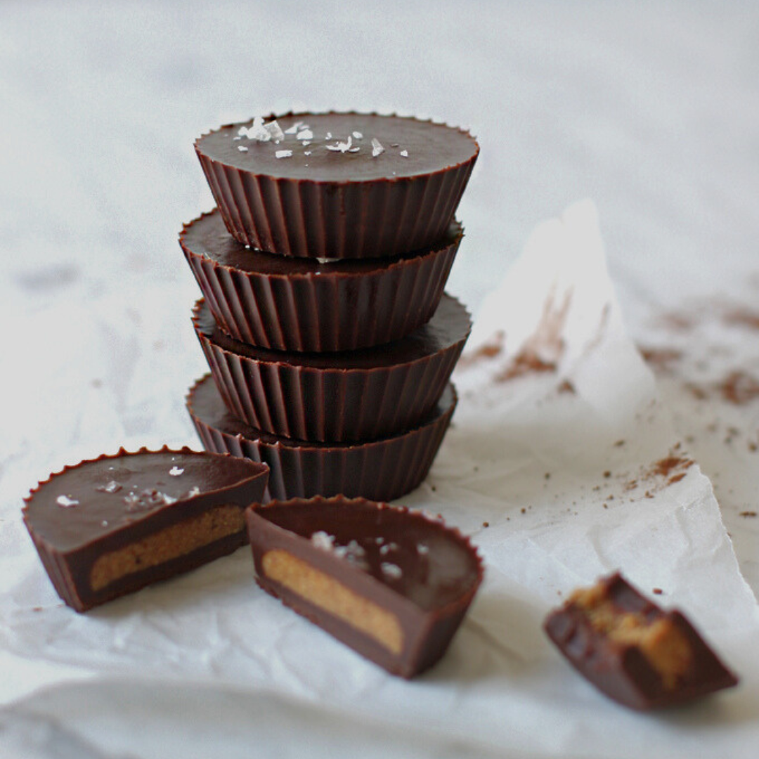 peanut butter cups receta facil con chocolate