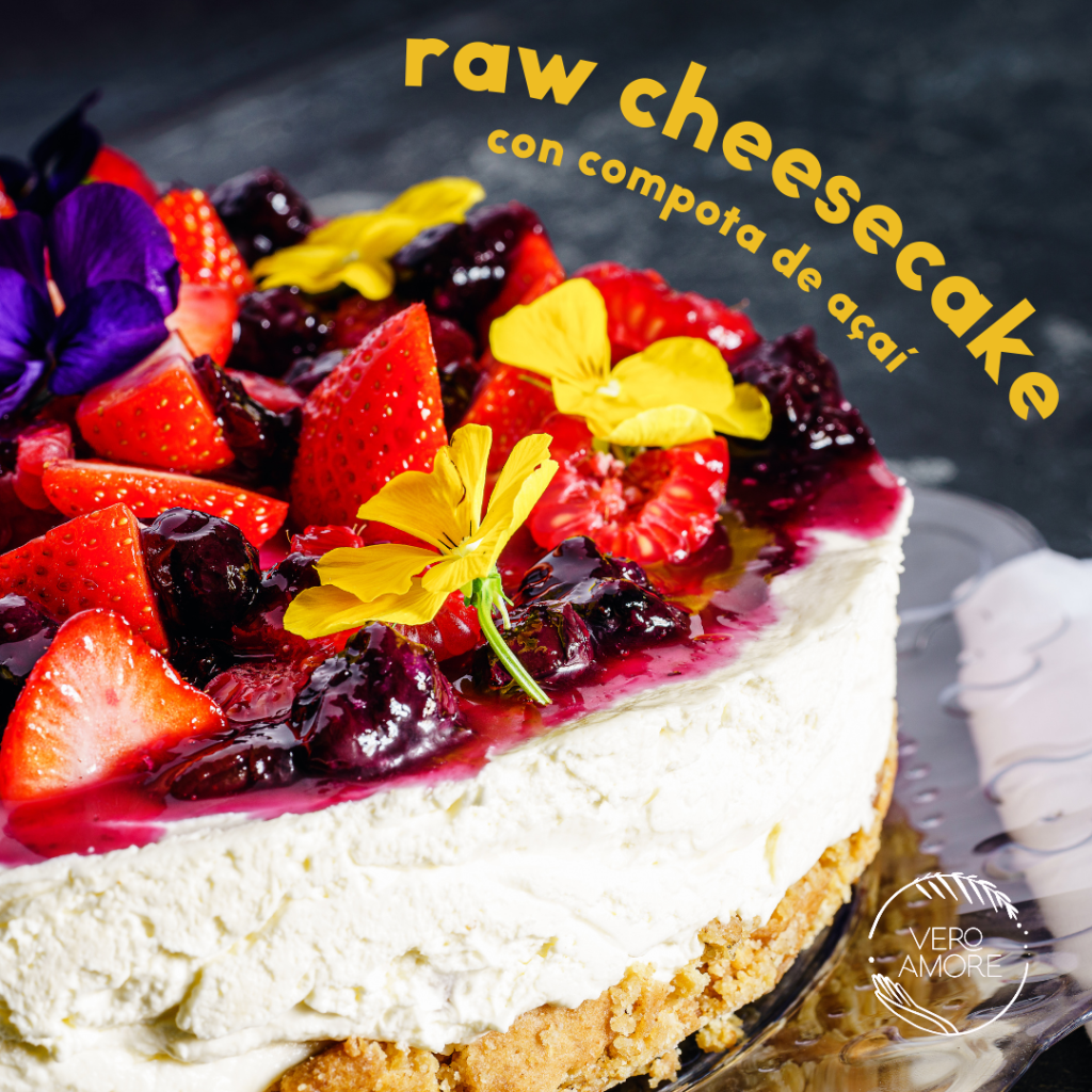 Cheesecake Con Compota De Açaí