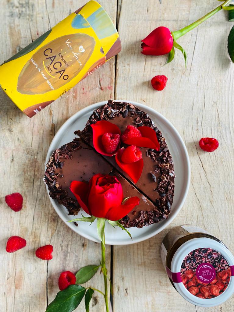 Tarta De Cacao Para San Valentín