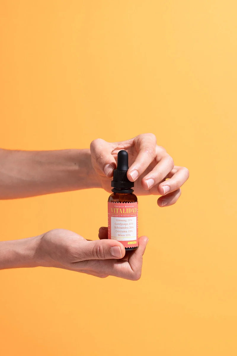 Tinturas herbales con adaptógenos
